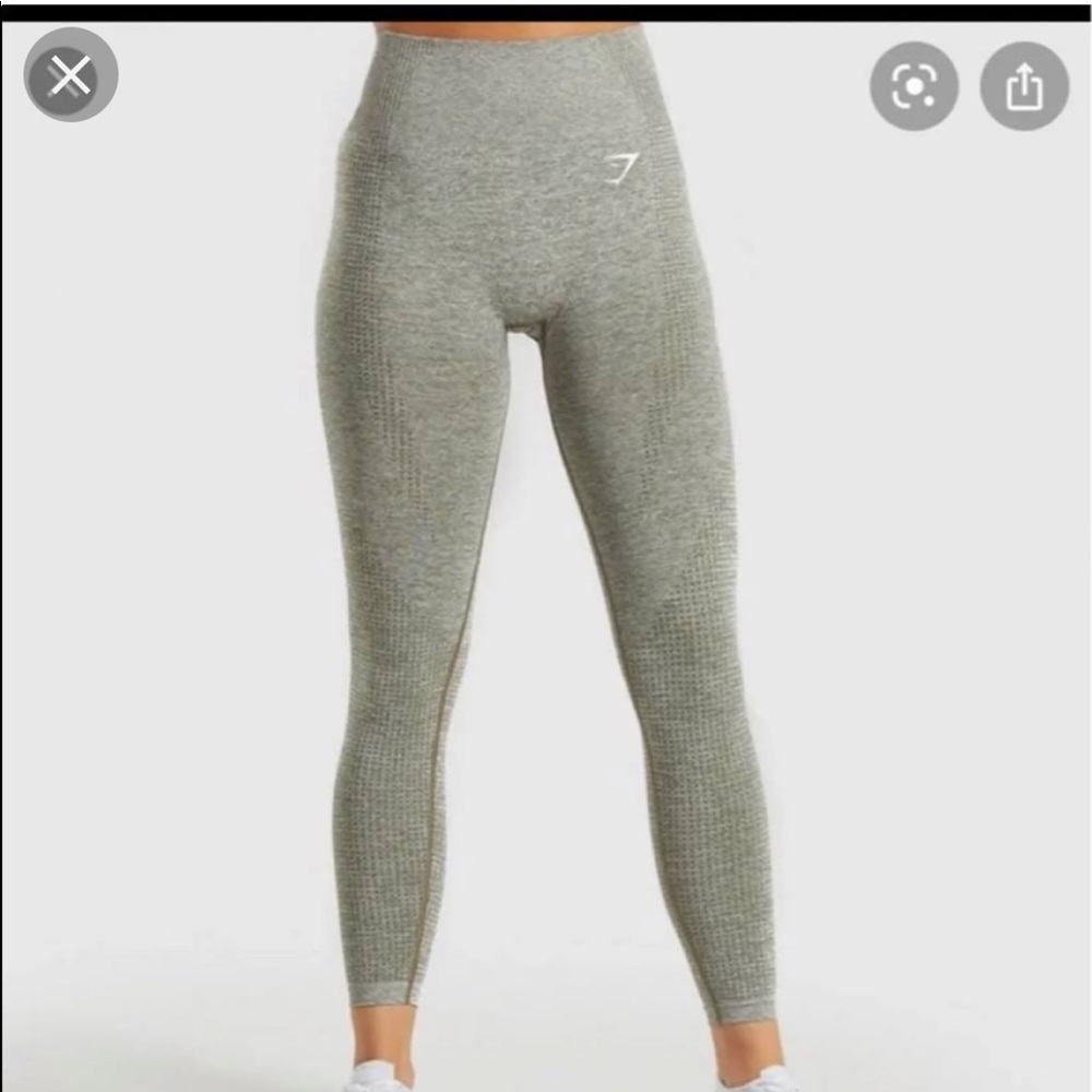 Gymshark Vital Seamless Leggings 2.0 - Khaki Marl